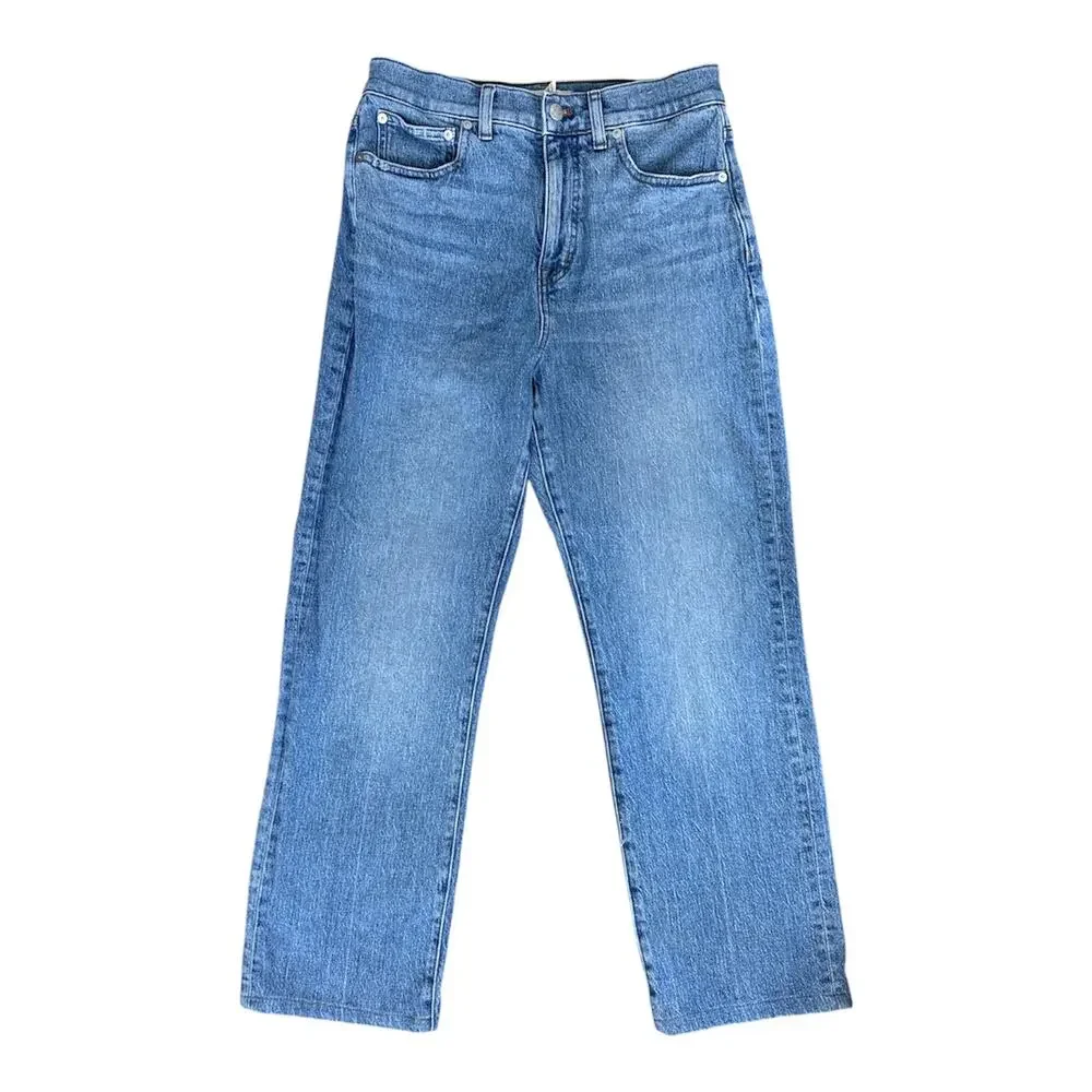 Madewell Jeans Women’s 90s Straight Leg Medium Wash Size 27 - Picture 3 of 8